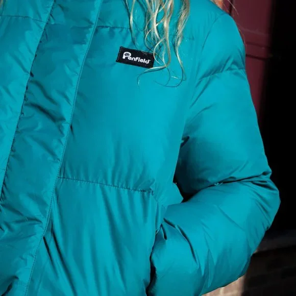 Penfield WomensDark Teal Montrose Puffer Jacket Size Medium. Retails for $225.